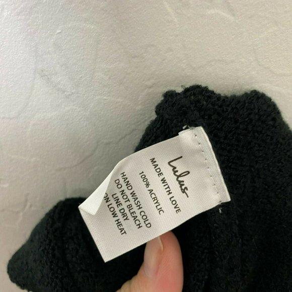 Lulu’s Black Lush for Life Cutout Halter Knit Midi Dress - Picture 8 of 8